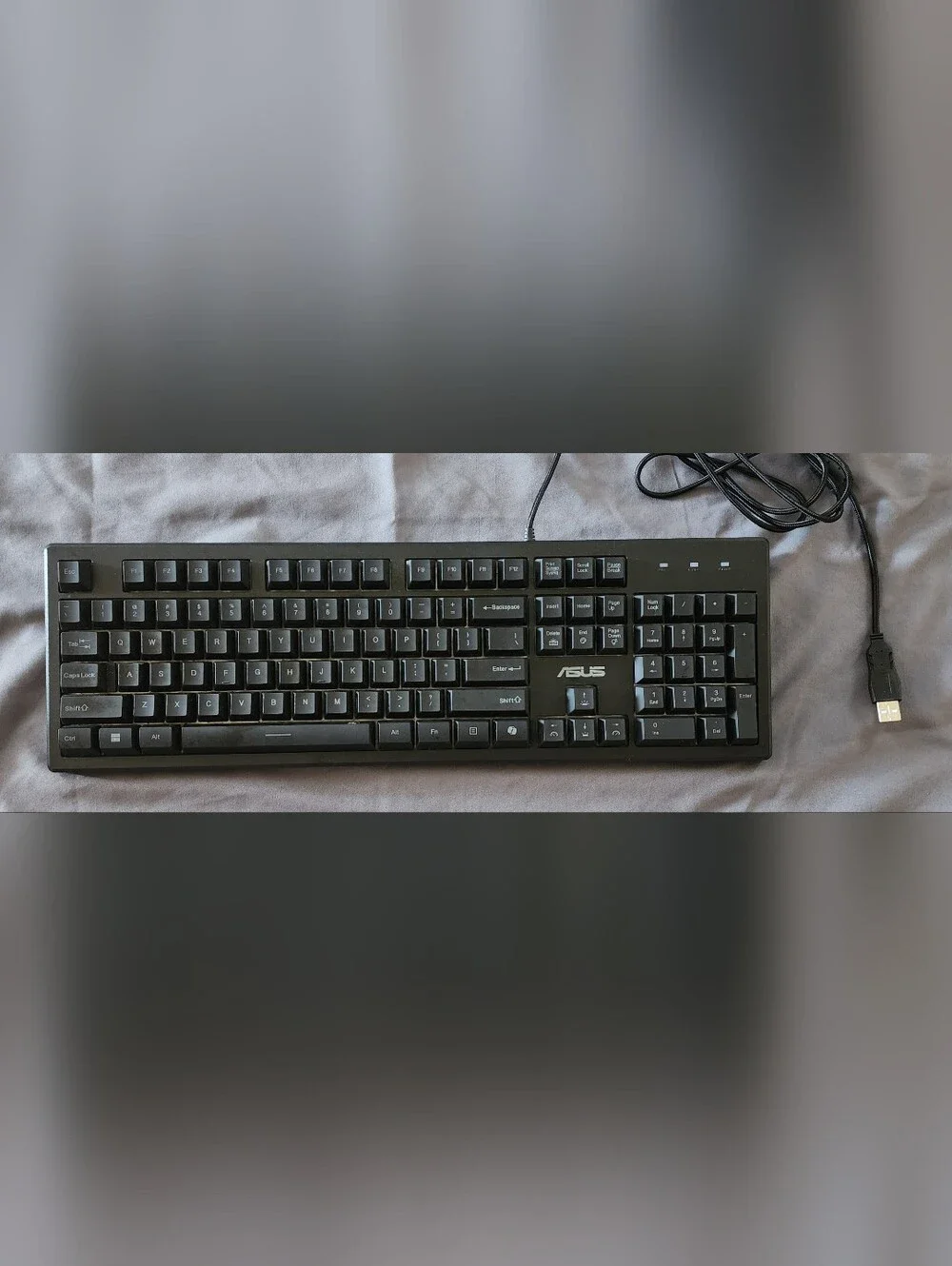 ASUS Wired Full-Size Black USB Gaming Keyboard Model K710
